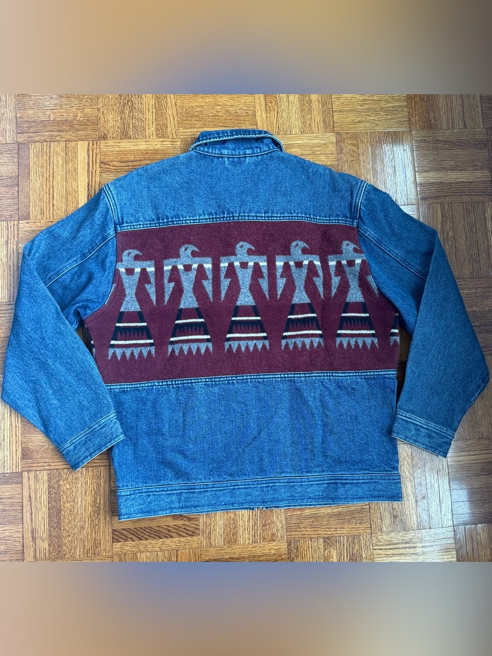 Vintage Pendleton High Grade Western Wear Denim Wool Jacket